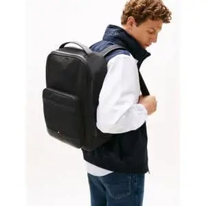 Tommy Hilfiger Metal Logo Travel Backpack